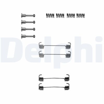 Accessory Kit, parking brake shoes DELPHI LY1163