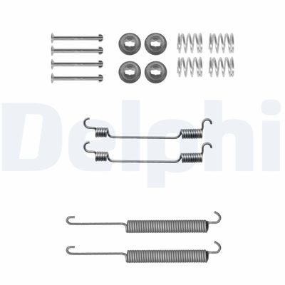 Accessory Kit, brake shoes DELPHI LY1302