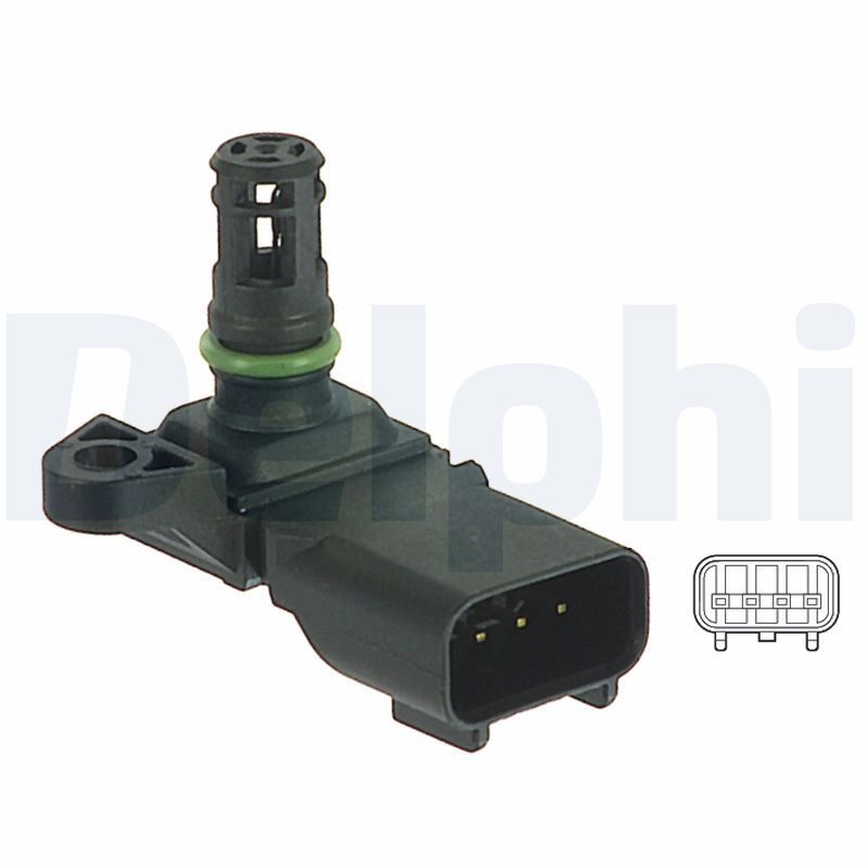 DELPHI PS10125 Sensor, boost pressure