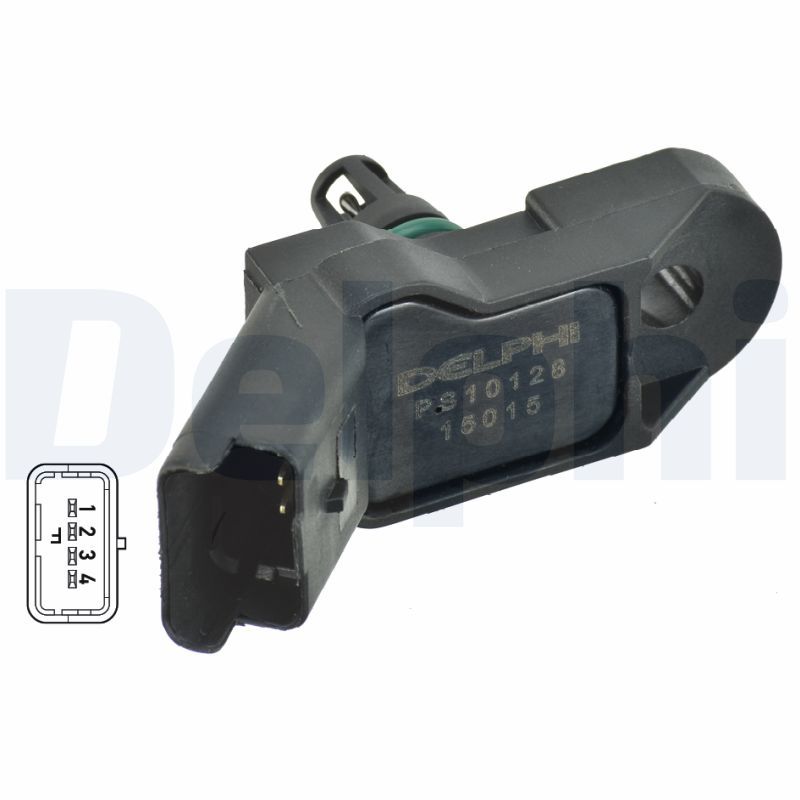 DELPHI PS10128 Sensor, boost pressure