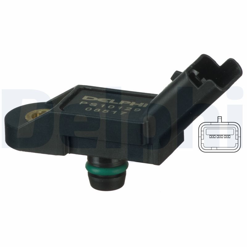 DELPHI PS10129 Sensor, boost pressure