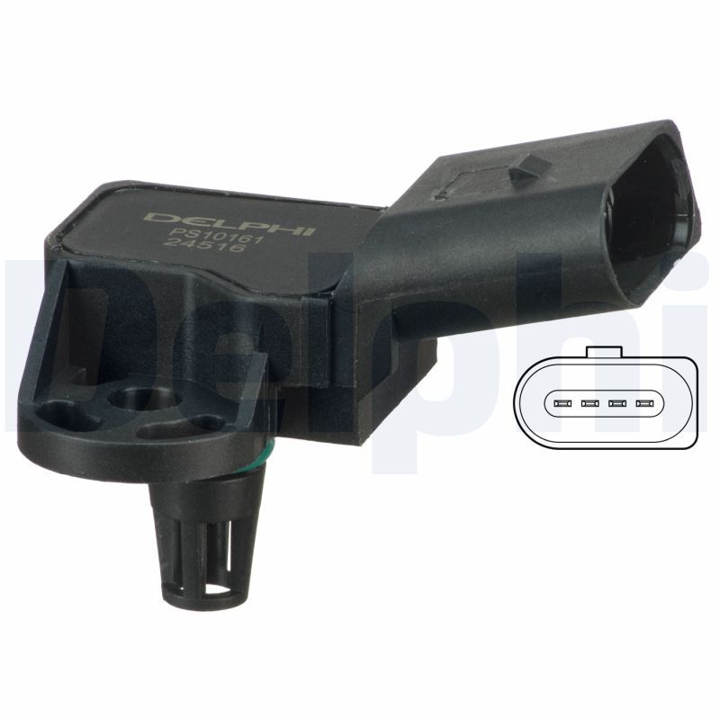 DELPHI PS10161 Sensor, boost pressure
