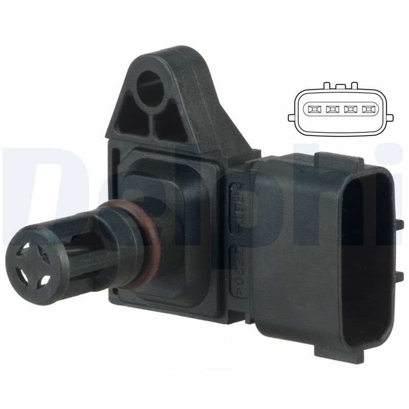 DELPHI PS10189 Sensor, boost pressure