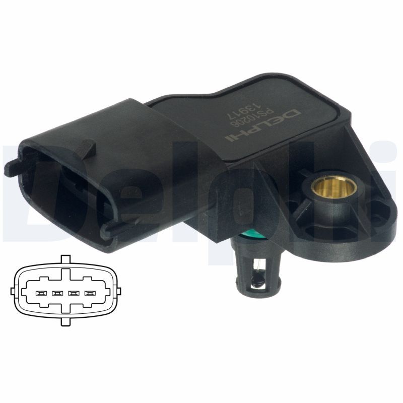 DELPHI PS10206 Air Pressure Sensor, altitude adaption