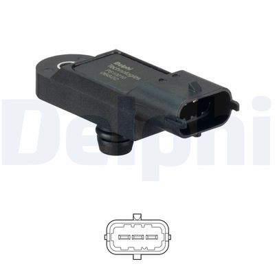 Sensor, boost pressure DELPHI PS10210