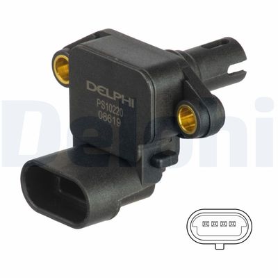 Sensor, boost pressure DELPHI PS10220