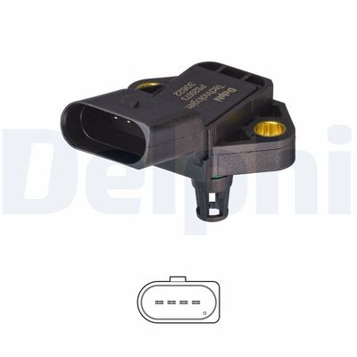 Sensor, boost pressure DELPHI PS20073-12B1