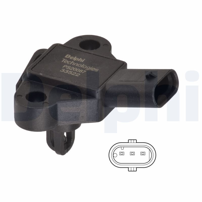 DELPHI PS20087-12B1 Sensor, boost pressure