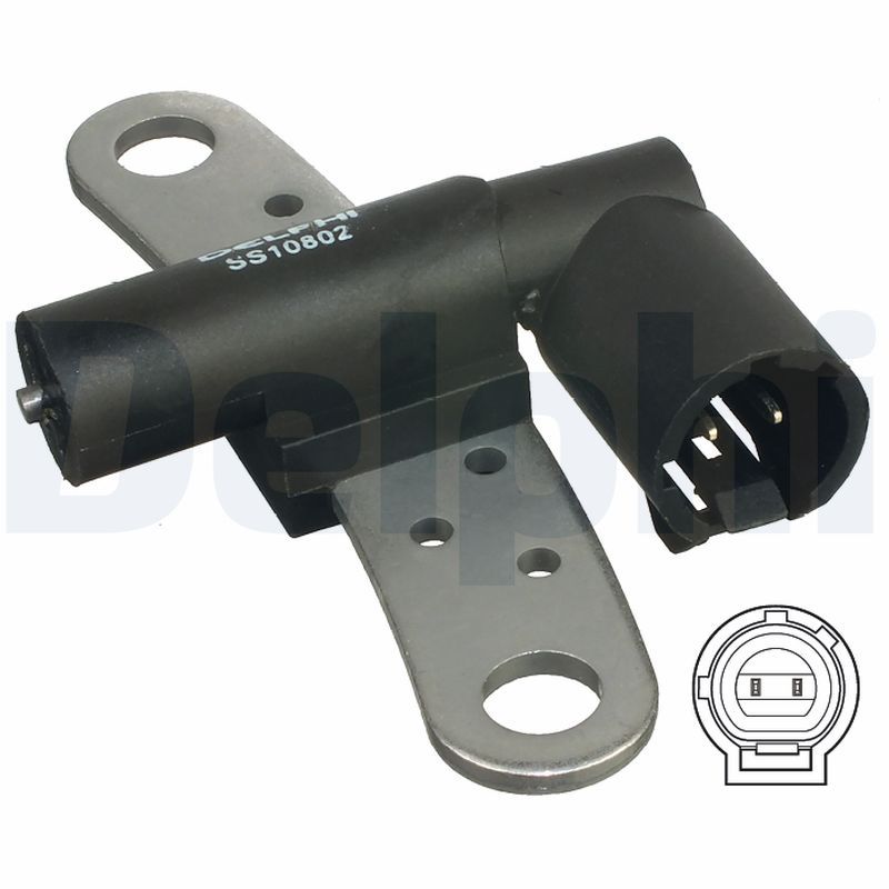 DELPHI SS10802 Sensor, crankshaft pulse