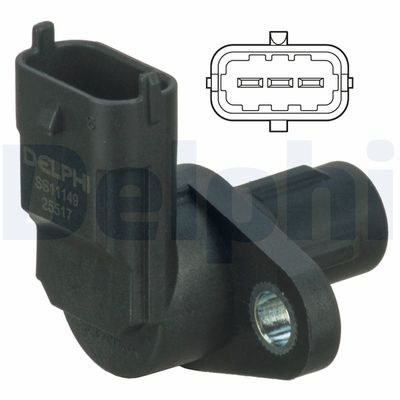 Sensor, camshaft position DELPHI SS11149