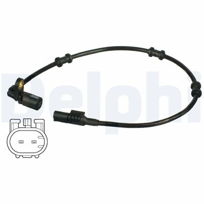 Sensor, wheel speed DELPHI SS20338