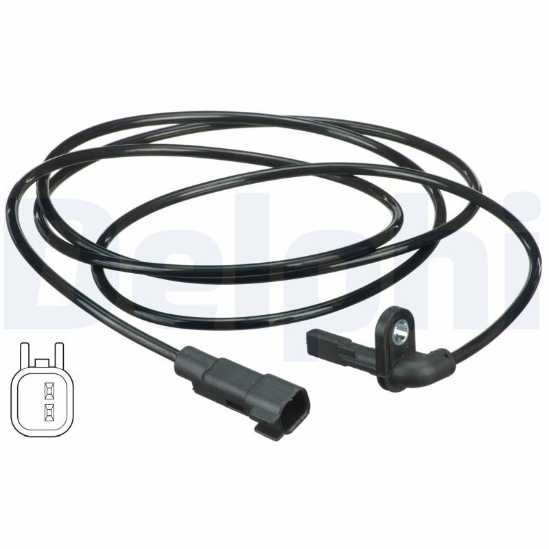 DELPHI SS20357 Sensor, wheel speed