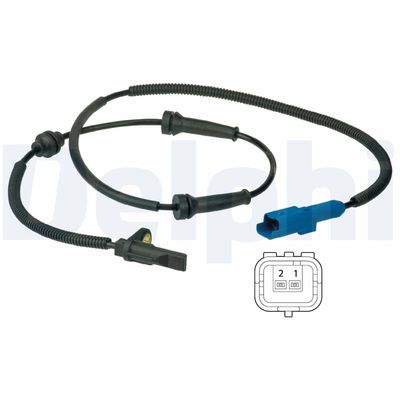 Sensor, wheel speed DELPHI SS20390