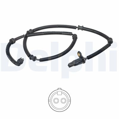 Sensor, wheel speed DELPHI SS20575