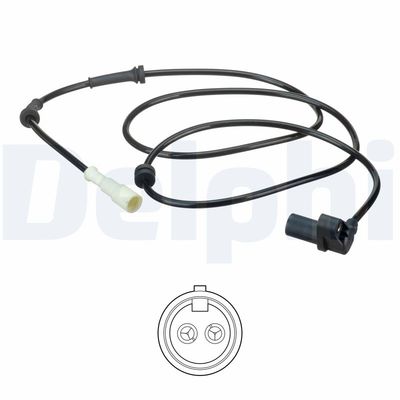 Sensor, wheel speed DELPHI SS20589