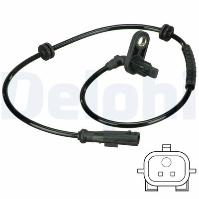 Sensor, wheel speed DELPHI SS20600