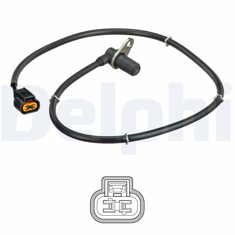 DELPHI SS20618 Sensor, wheel speed