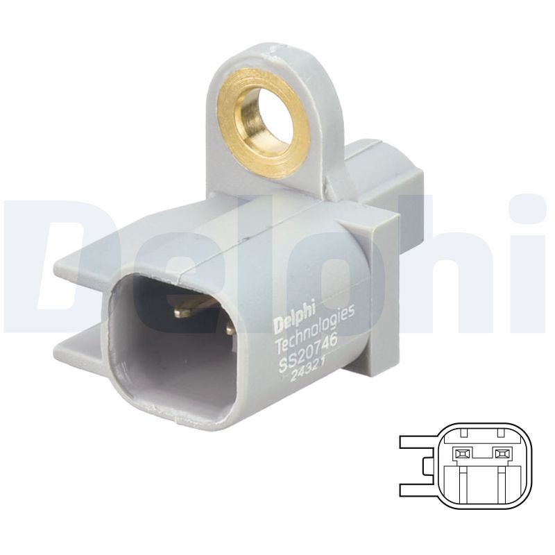DELPHI SS20746 Sensor, wheel speed