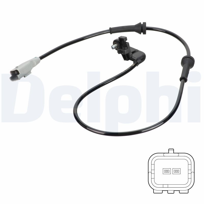 DELPHI SS20763 Sensor, wheel speed
