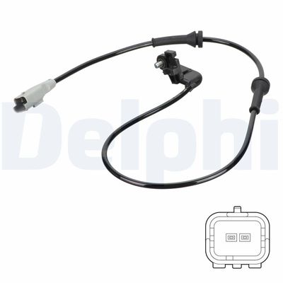 Sensor, wheel speed DELPHI SS20763