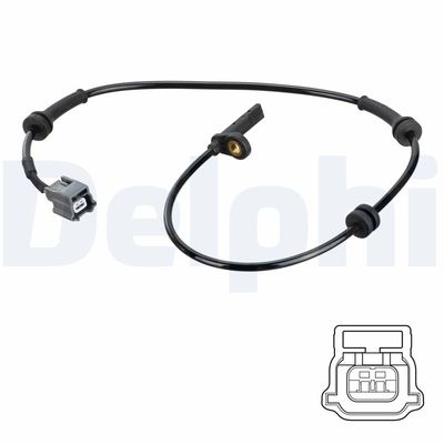 Sensor, wheel speed DELPHI SS20774