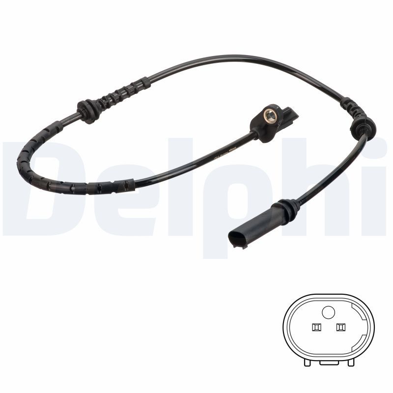 DELPHI SS20792 Sensor, wheel speed