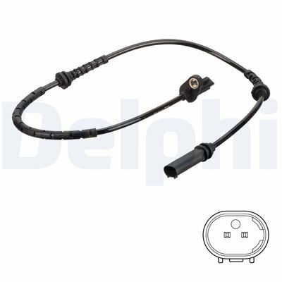 Sensor, wheel speed DELPHI SS20792