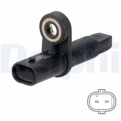 Sensor, wheel speed DELPHI SS20801