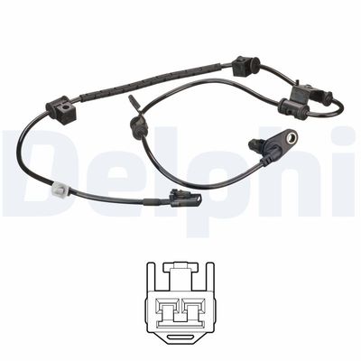 Sensor, wheel speed DELPHI SS21039