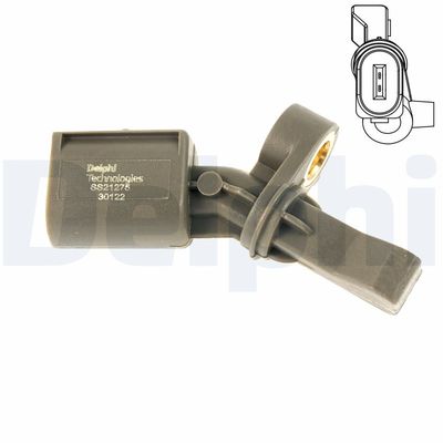Sensor, wheel speed DELPHI SS21275-12B1
