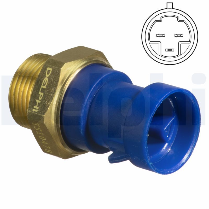 DELPHI TS10478 Temperature Switch, radiator fan