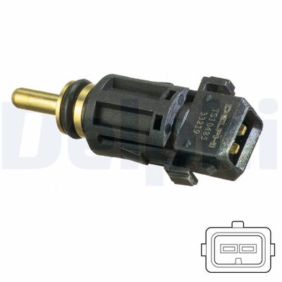 Sensor, coolant temperature DELPHI TS10485