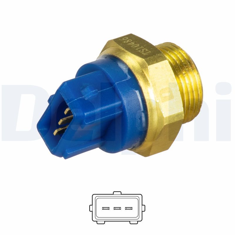 DELPHI TS10486 Temperature Switch, radiator fan