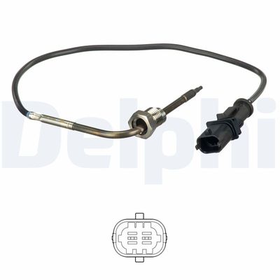 Sensor, exhaust gas temperature DELPHI TS30188