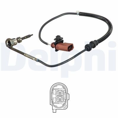 Sensor, exhaust gas temperature DELPHI TS30247