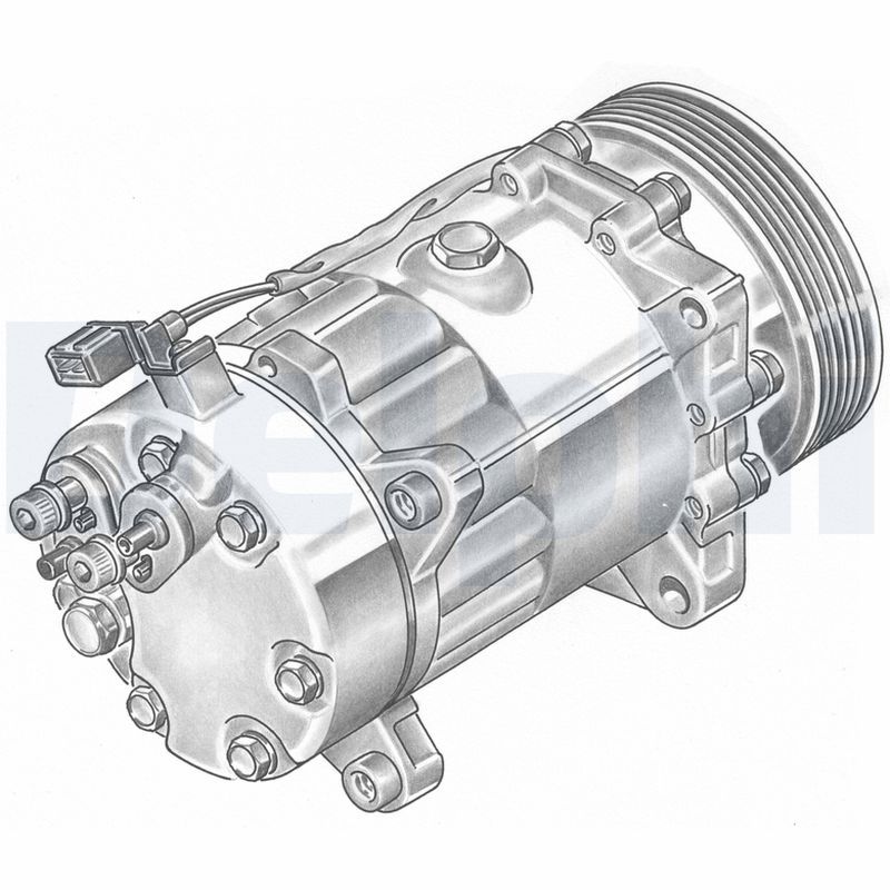 DELPHI TSP0155060 Compressor, air conditioning