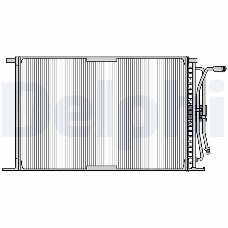 DELPHI TSP0225026 Condenser, air conditioning