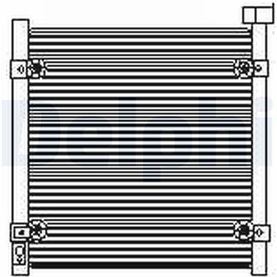 Condenser, air conditioning DELPHI TSP0225422