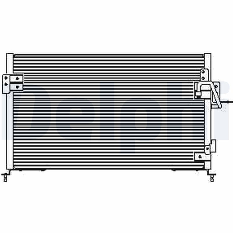 DELPHI TSP0225443 Condenser, air conditioning