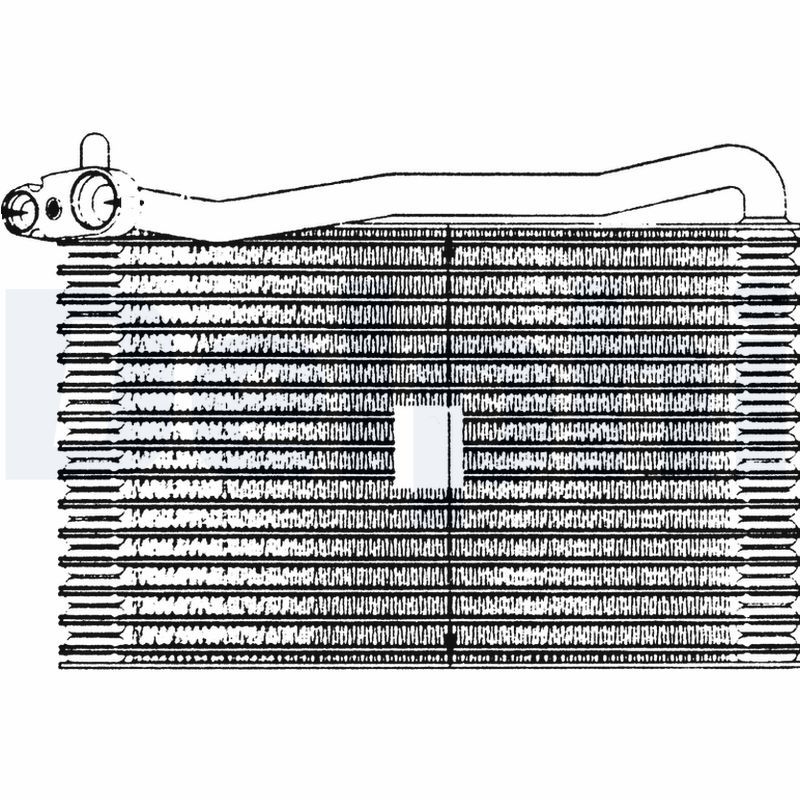 DELPHI TSP0525007 Evaporator, air conditioning