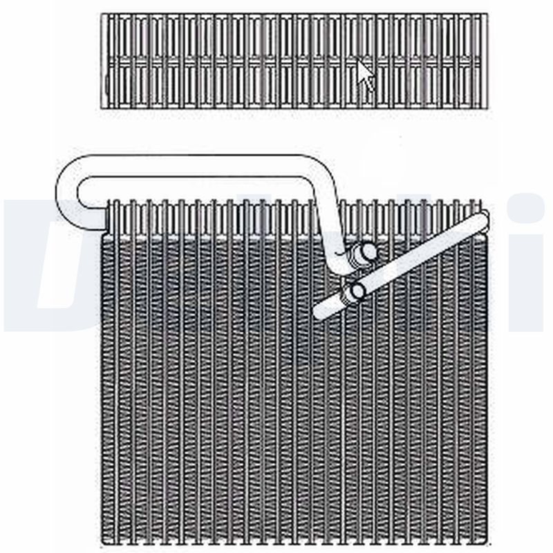 DELPHI TSP0525148 Evaporator, air conditioning
