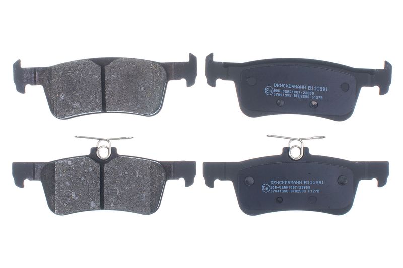 DENCKERMANN B111391 Brake Pad Set, disc brake