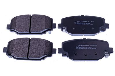 Brake Pad Set, disc brake DENCKERMANN B111577