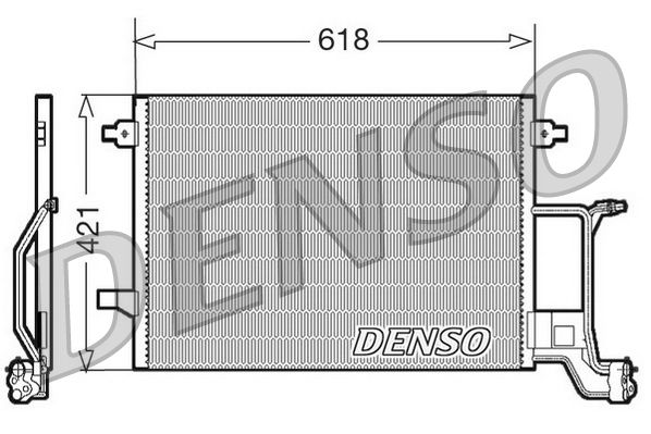 DENSO DCN02015 Condenser, air conditioning