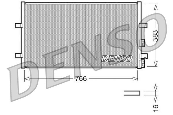 DENSO DCN10009 Condenser, air conditioning
