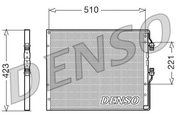 DENSO DCN12100 Condenser, air conditioning