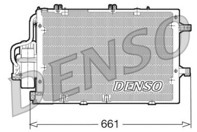 Condenser, air conditioning DENSO DCN20015