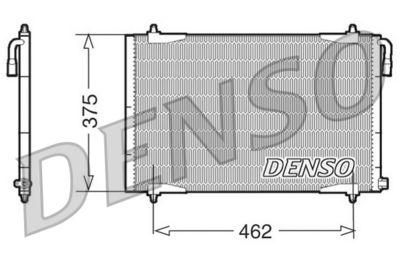 Condenser, air conditioning DENSO DCN21006