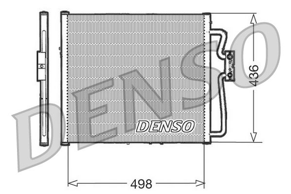 DENSO DCN23009 Condenser, air conditioning