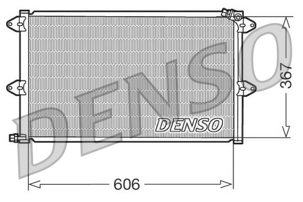 DENSO DCN27001 Condenser, air conditioning
